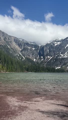 Glacier National Park Going to the Sun Road Montana Waterfalls and Glacial Waters