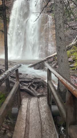 Glacier National Park Going to the Sun Road Montana Waterfalls and Glacial Waters
