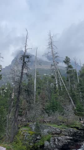 Glacier National Park Going to the Sun Road Montana Waterfalls and Glacial Waters