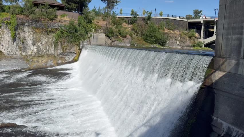 Spokane Falls at Post Street Bridge