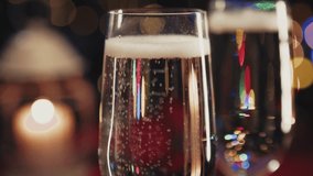 A Toast To 2025 Is Made With Champagne Glasses Raised, As The Countdown Clock Nears Midnight, Framed By A Beautiful Christmas Tree. happy new year 2025 - Powered by Shutterstock - Get 15% off with code: PIKWIZARD15