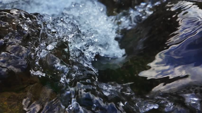 gentle ripples and smooth movement of the water create a calming and peaceful natural scene.