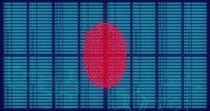 Fingerprint scanning animation over digital binary code background. Biometrics, technology, security, identification, authentication, data - Powered by Shutterstock - Get 15% off with code: PIKWIZARD15