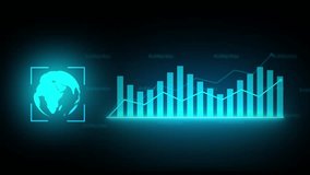 Digital financial business chart bars, Financial investment trends around the world, Big data and stock market, Business and finance background concept. - Powered by Shutterstock - Get 15% off with code: PIKWIZARD15