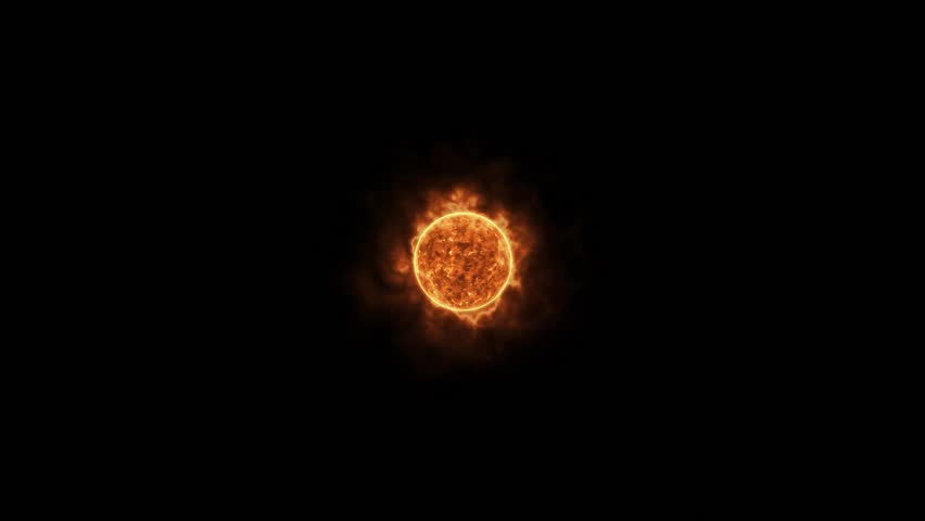 Fire Ball Animation, sun Burning fire video, Planet animation green screen, Heating Sun Spinning, Sun burning Energy, sun ray generation