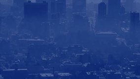 DNA strand and network connections animation over cityscape background. Science, genetics, biotechnology, digital, innovation, technology - Powered by Shutterstock - Get 15% off with code: PIKWIZARD15