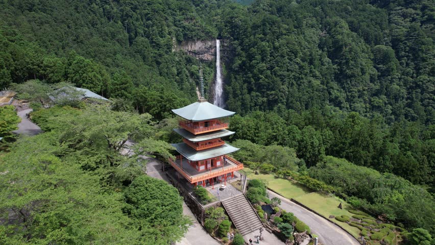 Seiganto-ji temple near Nachi Falls in Wakayama, Japan