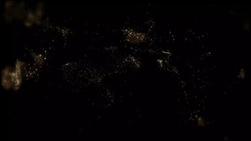 A stunning golden particle animation on a black screen, featuring sparkling, flowing particles in motion. Ideal for luxury, celebration, or magical visual effects and backgrounds - Powered by Shutterstock - Get 15% off with code: PIKWIZARD15