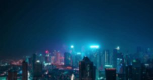 Smart city and abstract dot point connect with gradient line and aesthetic Intricate wave line design , big data connection technology concept . - Powered by Shutterstock - Get 15% off with code: PIKWIZARD15