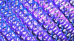 abstract blue background with circles. Abstract Interwoven Loops in Blue and Purple Glow. Geometric Weaving of Rings in Metallic Blue and Purple. Neon Interlacing Circular Links - Powered by Shutterstock - Get 15% off with code: PIKWIZARD15