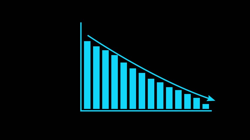 Decline in value of securities. Loss of equity stock assets. Business loss falling down with dollar icon.