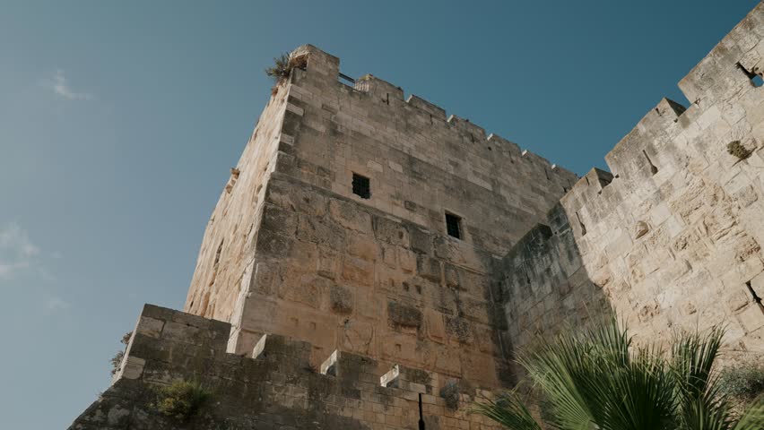 Tower of David timelapse Jerusalem, Israel