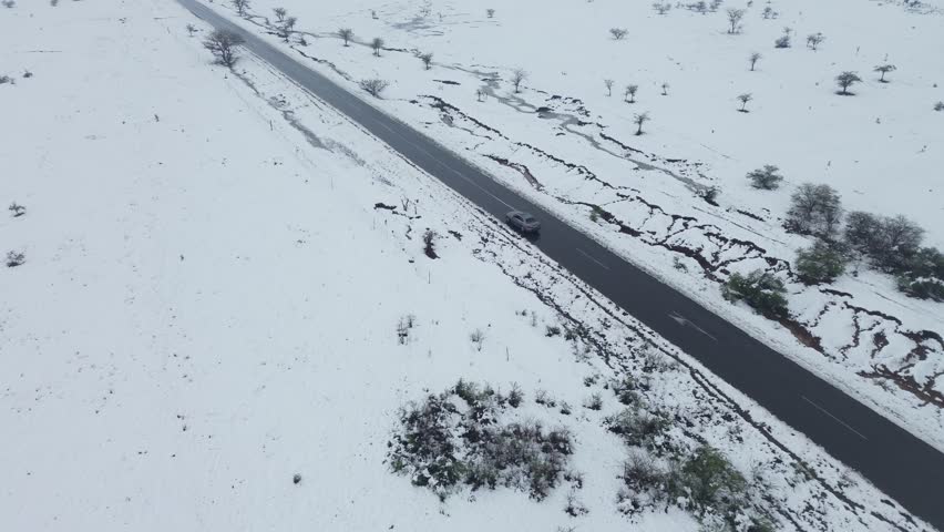 Snowfall In South Africa Ladysmith KwaZulu-Natal
