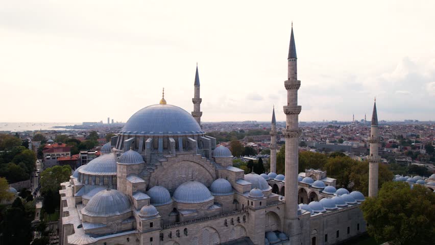 Suleymaniye Mosque in Istanbul, Turkey. 