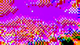 Abstract pixel retro 8bit neon chaotic rgb video game glitch noise texture, square tiles animated retro video game pixelated background, seamless looped vj pattern psychedelic 80s, 90s, 2000s texture - Powered by Shutterstock - Get 15% off with code: PIKWIZARD15