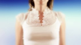 Young Woman Touches On Screen Then Question Mark Symbol Appears. Technology Related Symbols 3D CG Animation. - Powered by Shutterstock - Get 15% off with code: PIKWIZARD15