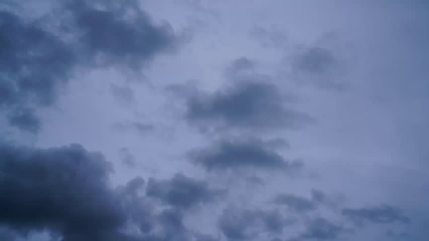 Time-lapse of sunset and sunrise, with clouds gathering before the rain, clouds after bad weather, heavy rain before a storm, and a loop of thunderstorms. Typhoon Sky, tornado cloud.
