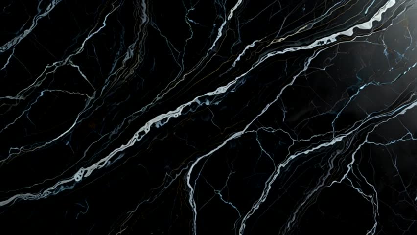 Black and White Marble Luxury background texture. Slow panoramic motion. High detailed 4K video. Marble pattern texture surface panning background. Marble stone texture.
