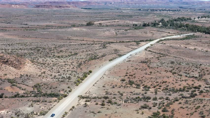 Roads and tracks through outback South Australia Flinders Ranges and Gammon Ranges areas.