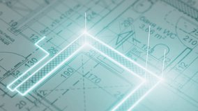 Blueprint Transforming Into 3D Architectural Model With Futuristic VFX Design Visualization Technology - Powered by Shutterstock - Get 15% off with code: PIKWIZARD15