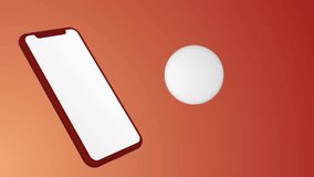 Golf ball on smartphone screen with gold coins around. - Powered by Shutterstock - Get 15% off with code: PIKWIZARD15