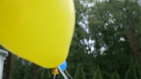 Balloons blowing at birthday party - Powered by Shutterstock - Get 15% off with code: PIKWIZARD15