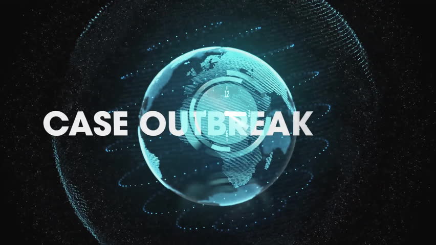 Digital clock animation over rotating globe with data points and lines. Technology, global, time, world, network, connectivity - Powered by Shutterstock - Get 15% off with code: PIKWIZARD15