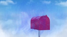 Cybersecurity shield animation over red airplane with binary code. technology, digital, protection, data, network, encryption - Powered by Shutterstock - Get 15% off with code: PIKWIZARD15