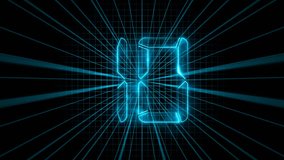  Digital text latter with countdown timer animation - Powered by Shutterstock - Get 15% off with code: PIKWIZARD15