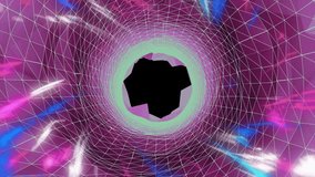 Challenge Accepted! text animation over neon geometric shapes and dynamic background. text effects, vibrant, futuristic, digital, typography, energetic - Powered by Shutterstock - Get 15% off with code: PIKWIZARD15