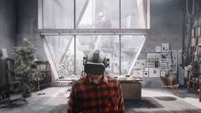 VR Architect Viewing Scale Models And Digital Blueprints In Virtual Town Engineering Innovation 3D Projections - Powered by Shutterstock - Get 15% off with code: PIKWIZARD15