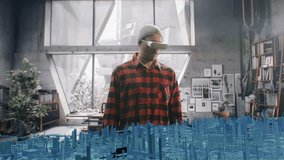 Architect Using VR to Design City Models in Virtual Reality Urban Planning Simulation - Powered by Shutterstock - Get 15% off with code: PIKWIZARD15