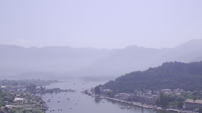 Dal Lake drone dtok footage 4K