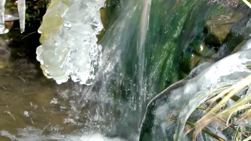 Flowing Winter Stream