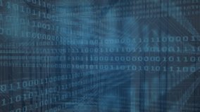 Animation of binary coding and padlock over server room. Technology and digital interface concept digitally generated video. - Powered by Shutterstock - Get 15% off with code: PIKWIZARD15