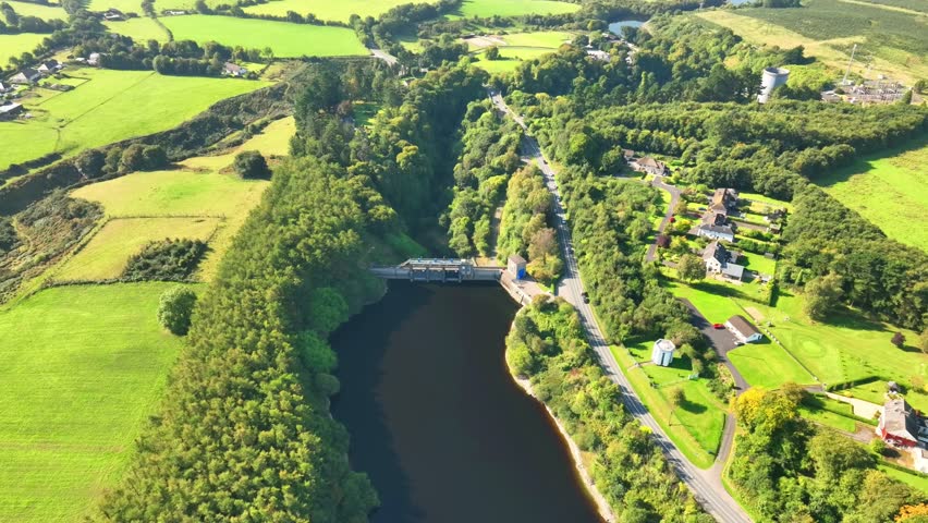 Drone Footage of Poulaphouca Hydroelectric Station