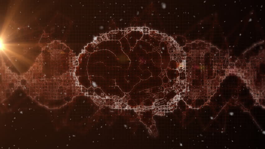 Animation of human brain and dna strand spinning over dark background. Global science, connections, computing and data processing concept digitally generated video. - Powered by Shutterstock - Get 15% off with code: PIKWIZARD15