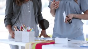 Animation of network of connections with wifi icons over caucasian businesswomen. Global finance, business, connections, computing and data processing concept digitally generated video. - Powered by Shutterstock - Get 15% off with code: PIKWIZARD15