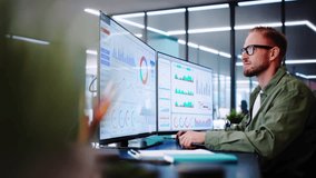 Data Analyst Using Data Analytics KPI Dashboard - Powered by Shutterstock - Get 15% off with code: PIKWIZARD15