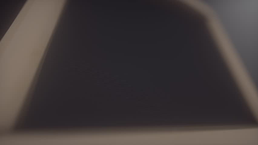 Old personal computer with source code running on screen, display. Could be used for vintage hacking projects