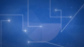 Animation of digital data processing over glowing light trails with connections. Global connections, computing and data processing concept digitally generated video. - Powered by Shutterstock - Get 15% off with code: PIKWIZARD15