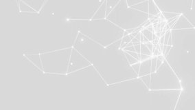 Digital Plexus connect line and dots moving, Futuristic technology neural networks, Artificial intelligence (AI) background. Digital network concept. white theme concept - Powered by Shutterstock - Get 15% off with code: PIKWIZARD15