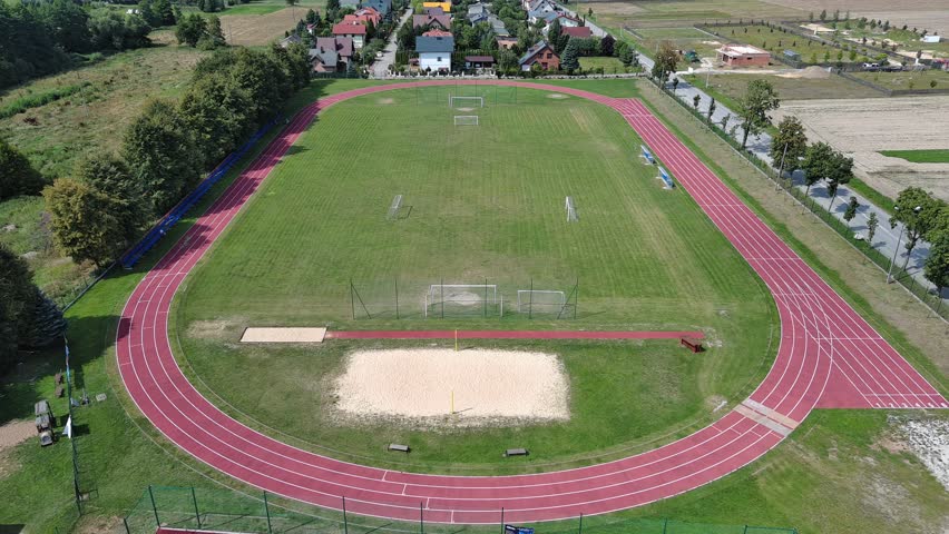 A folk sports field for football, basketball and running