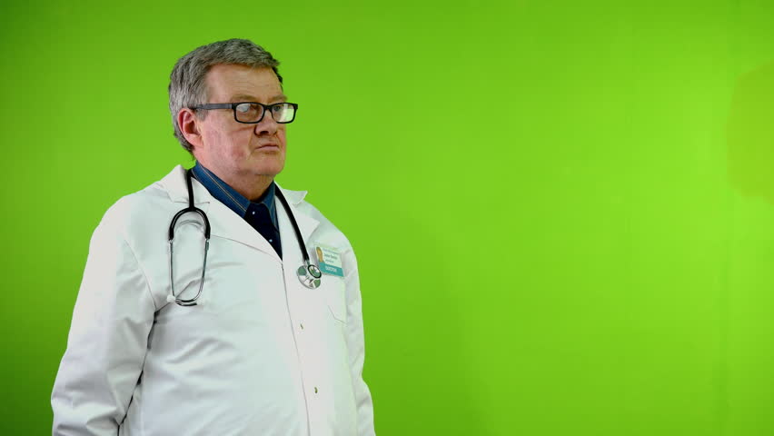 Senior doctor makes perfect gesture and shows thumbs up, everything went smoothly, you are good.