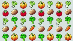 Simple concept of animated vegetable cartoon for world vegetarian day  - Powered by Shutterstock - Get 15% off with code: PIKWIZARD15