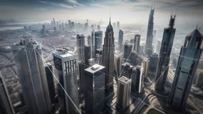 Network connecting modern buildings in business city center - Powered by Shutterstock - Get 15% off with code: PIKWIZARD15