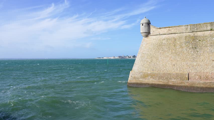 The Citadel of Port Louis: A coastal fortress in the sunny French Brittany