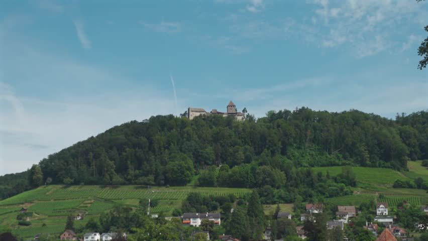 Stein am Rhein, Switzerland. Stein am Rhein ist eine Kleinstadt westlich des Bodensees im Nordosten der Schweiz. Small town west of Lake Constance in northeastern Switzerland in summer. 