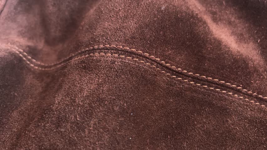 Thread Stitched Suede, Slider Shot