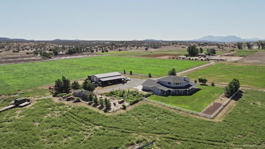 farmland in the rural midwest